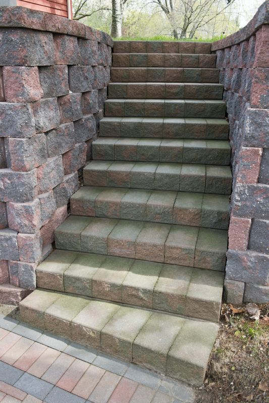 Brick Stairs Installation
